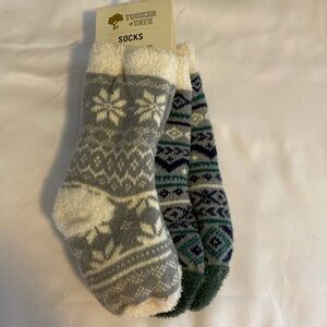 🎀 5/$20 🎀 NWT 2 pairs of Tucker+Tate kids winter socks shoe size 4.5-8.5